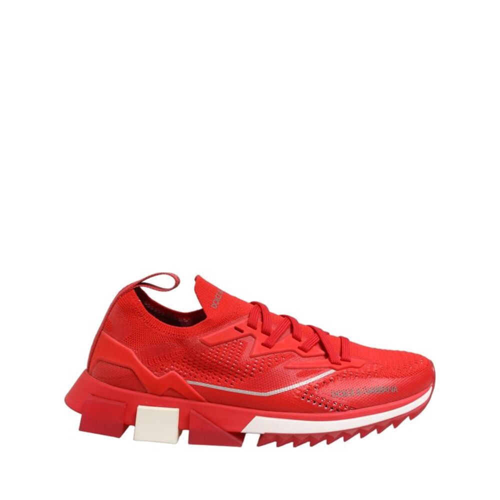 Dolce & Gabbana Red SORRENTO Sport Stretch Men Sneakers Men's Shoes